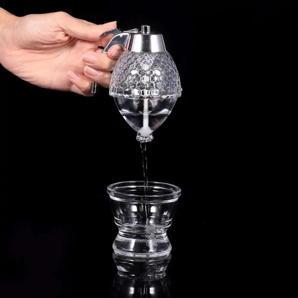 Bruchsicherer Honigspender aus Acryl mit Ständer